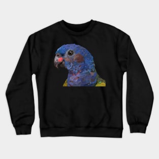 Blue-headed Parrot Crewneck Sweatshirt